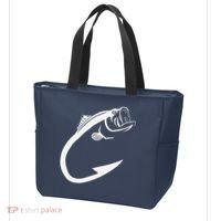Fish Hook Minimal Art Cool Fishing Lover Art Lover Gift Tote Bag thumb 3