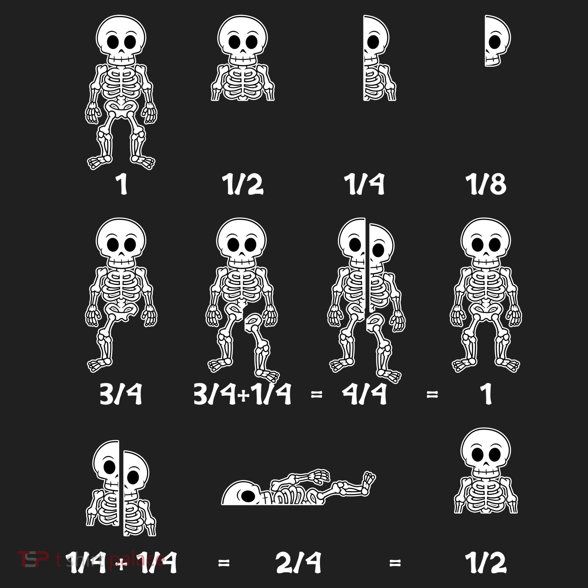 Funny Halloween Math Equations Skeletons Women's Sweatshirt