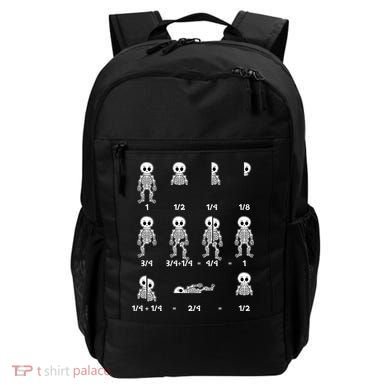 Funny Halloween Math Equations Skeletons Backpack