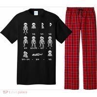 Funny Halloween Math Equations Skeletons Pajama Set thumb 0