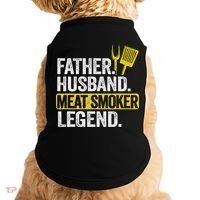 Father Husband Meat Smoker Legend Grilling Dad Meat Smoking Doggie Tank thumb 0