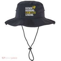 Father Husband Meat Smoker Legend Grilling Dad Meat Smoking Bucket Hat thumb 0