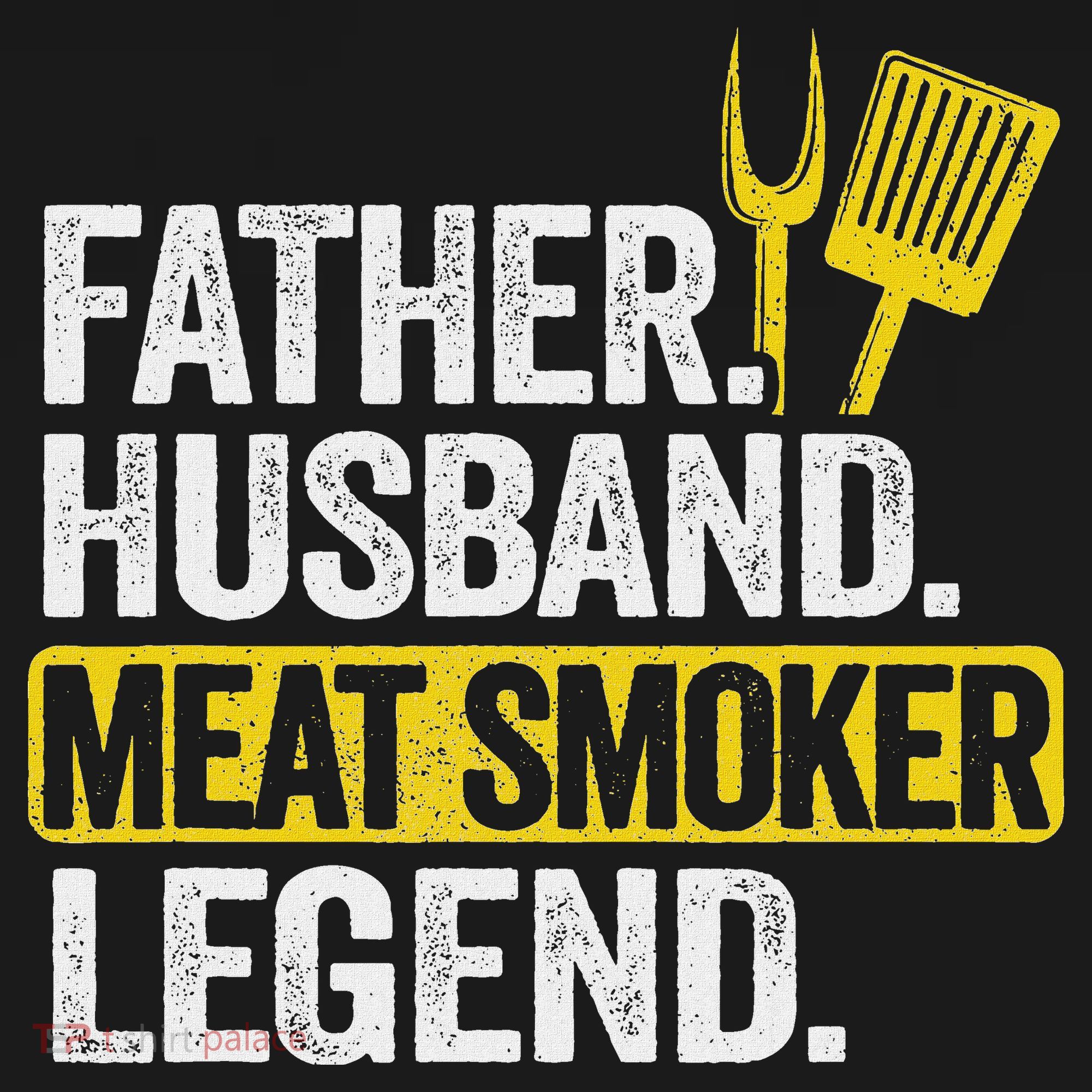 Father Husband Meat Smoker Legend Grilling Dad Meat Smoking Coaster