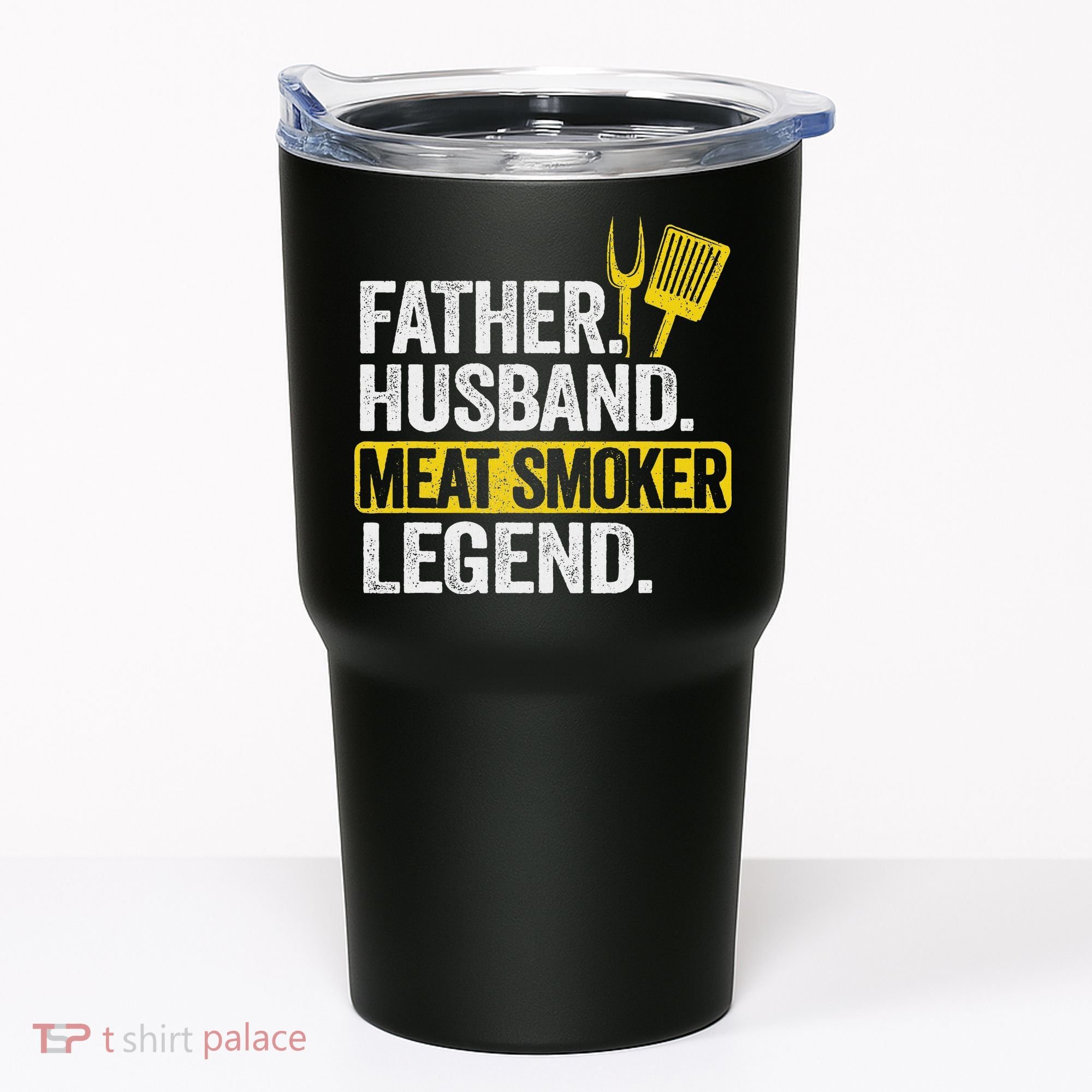 Father Husband Meat Smoker Legend Grilling Dad Meat Smoking Tumbler