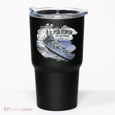 For Honor Never Forget Navy Seals Ship Tumbler