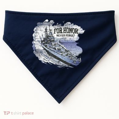 For Honor Never Forget Navy Seals Ship USA-Made Doggie Bandana