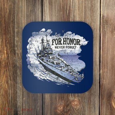 For Honor Never Forget Navy Seals Ship Coaster