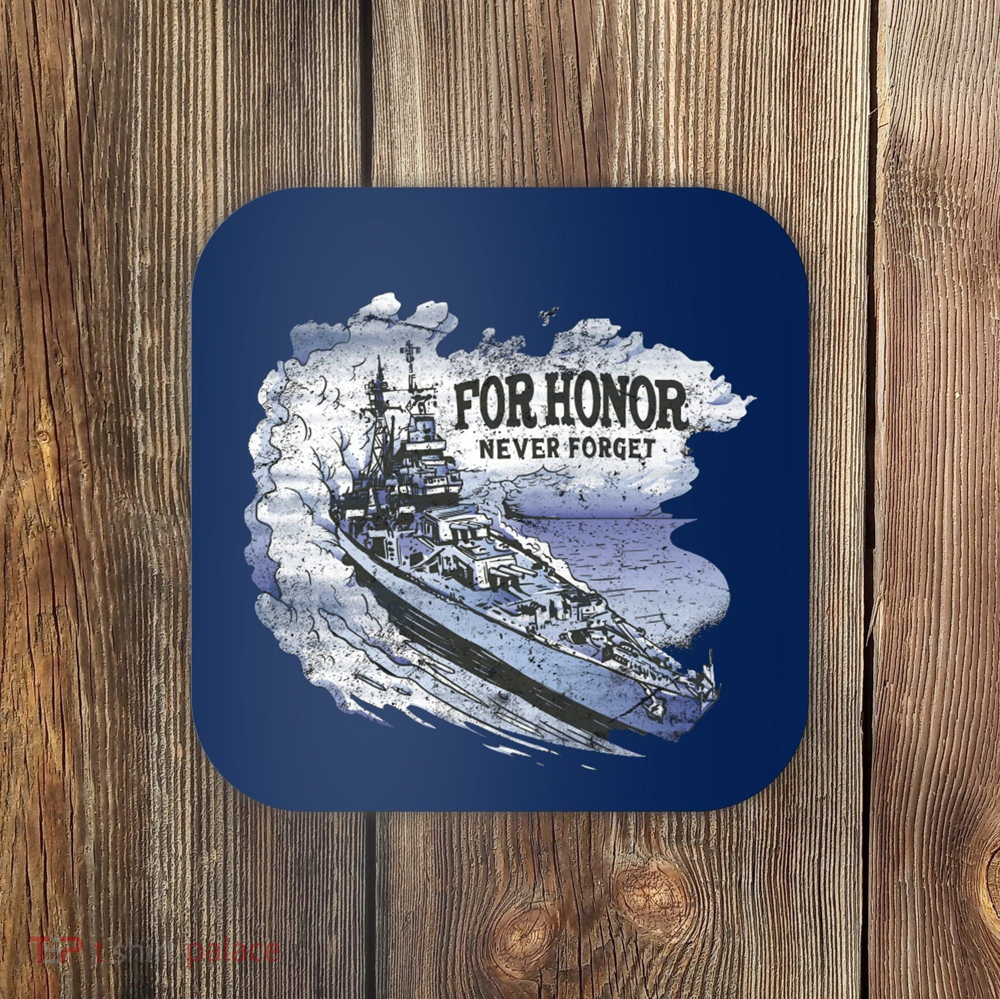 For Honor Never Forget Navy Seals Ship Coaster