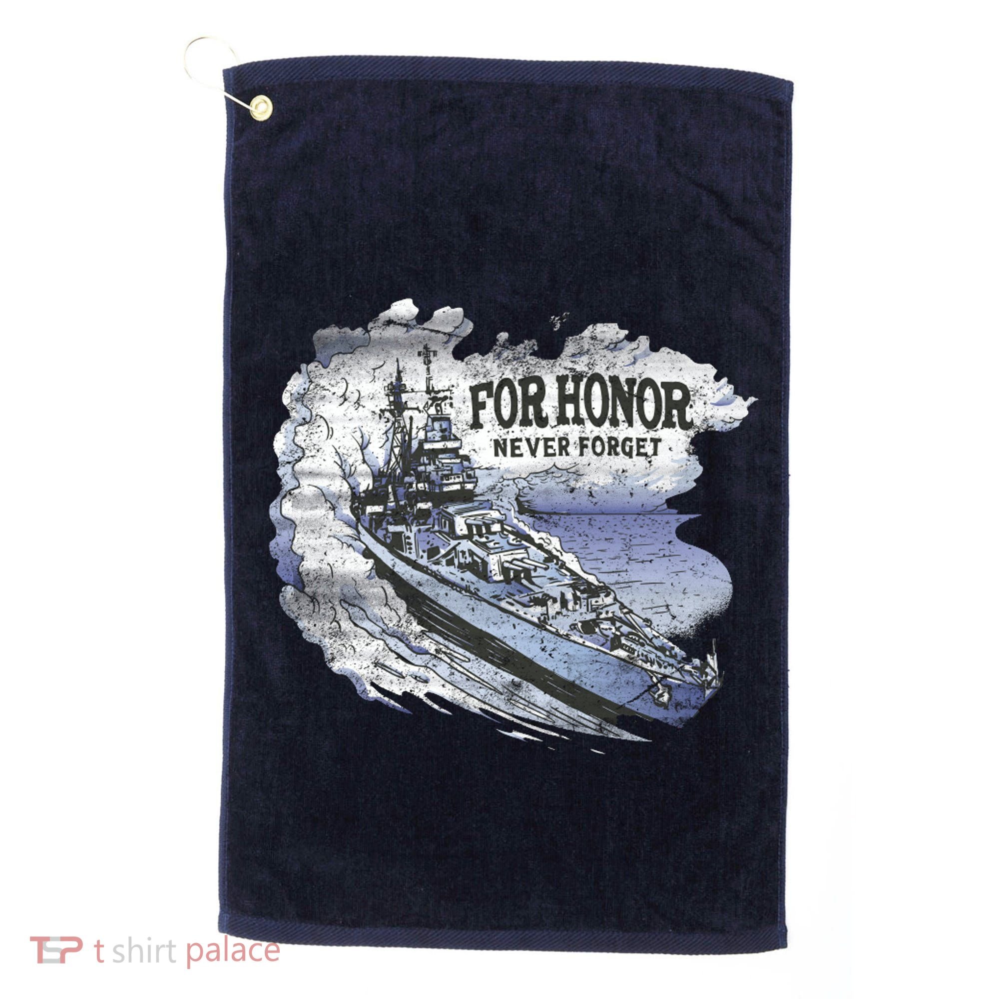 For Honor Never Forget Navy Seals Ship Golf Towel