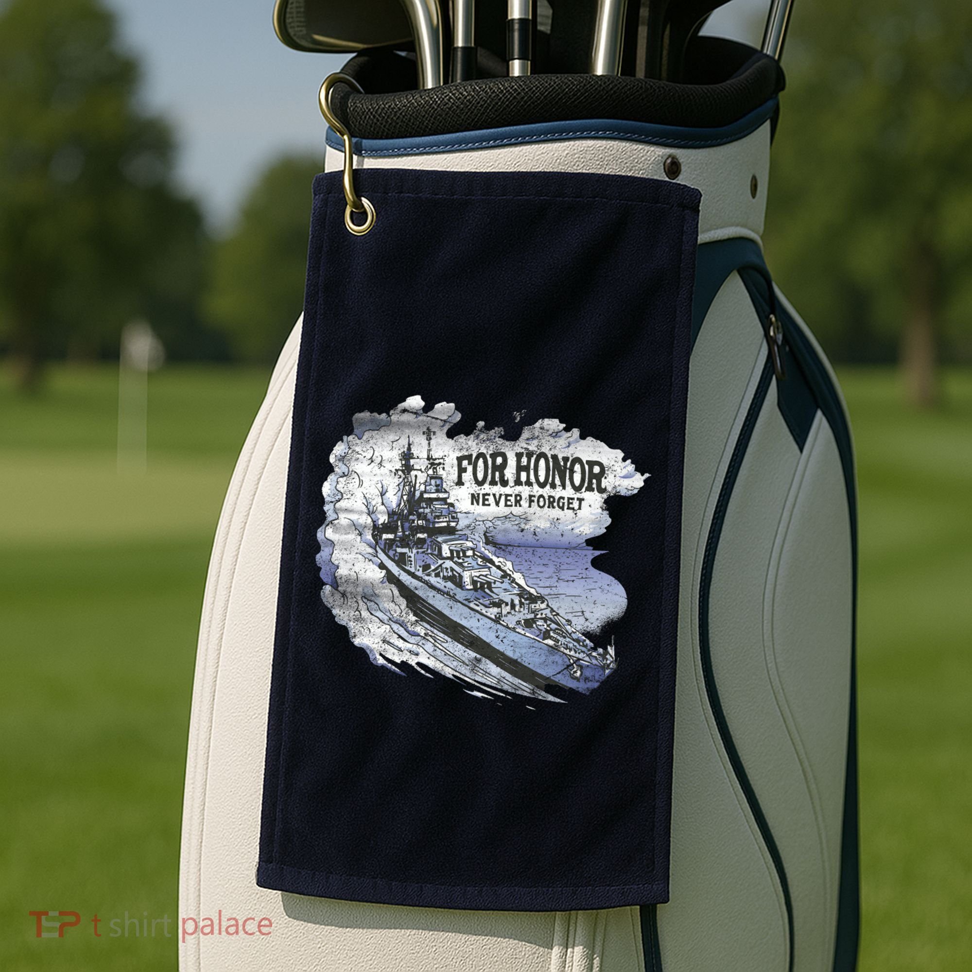 For Honor Never Forget Navy Seals Ship Golf Towel