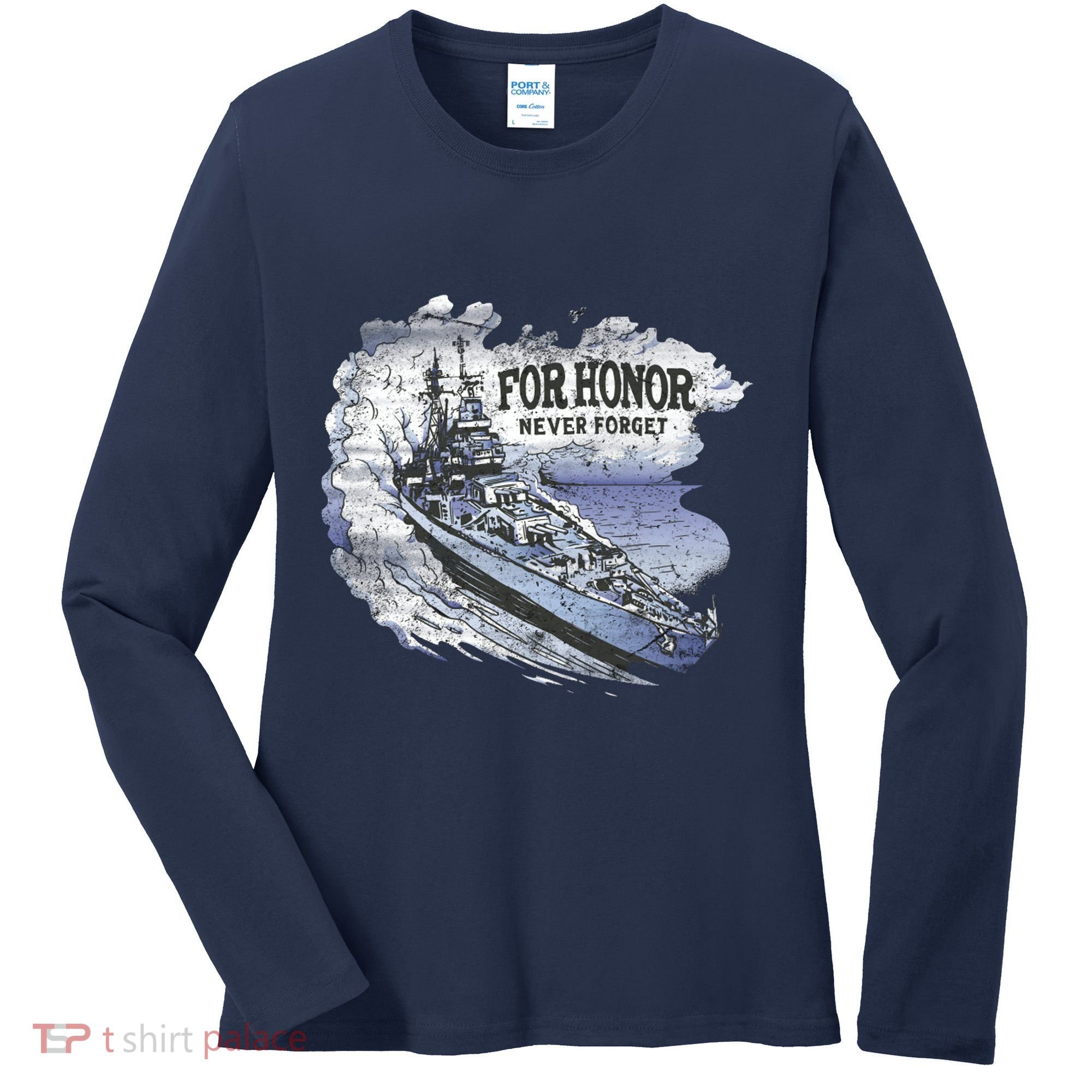 For Honor Never Forget Navy Seals Ship Women's Long Sleeve Shirt