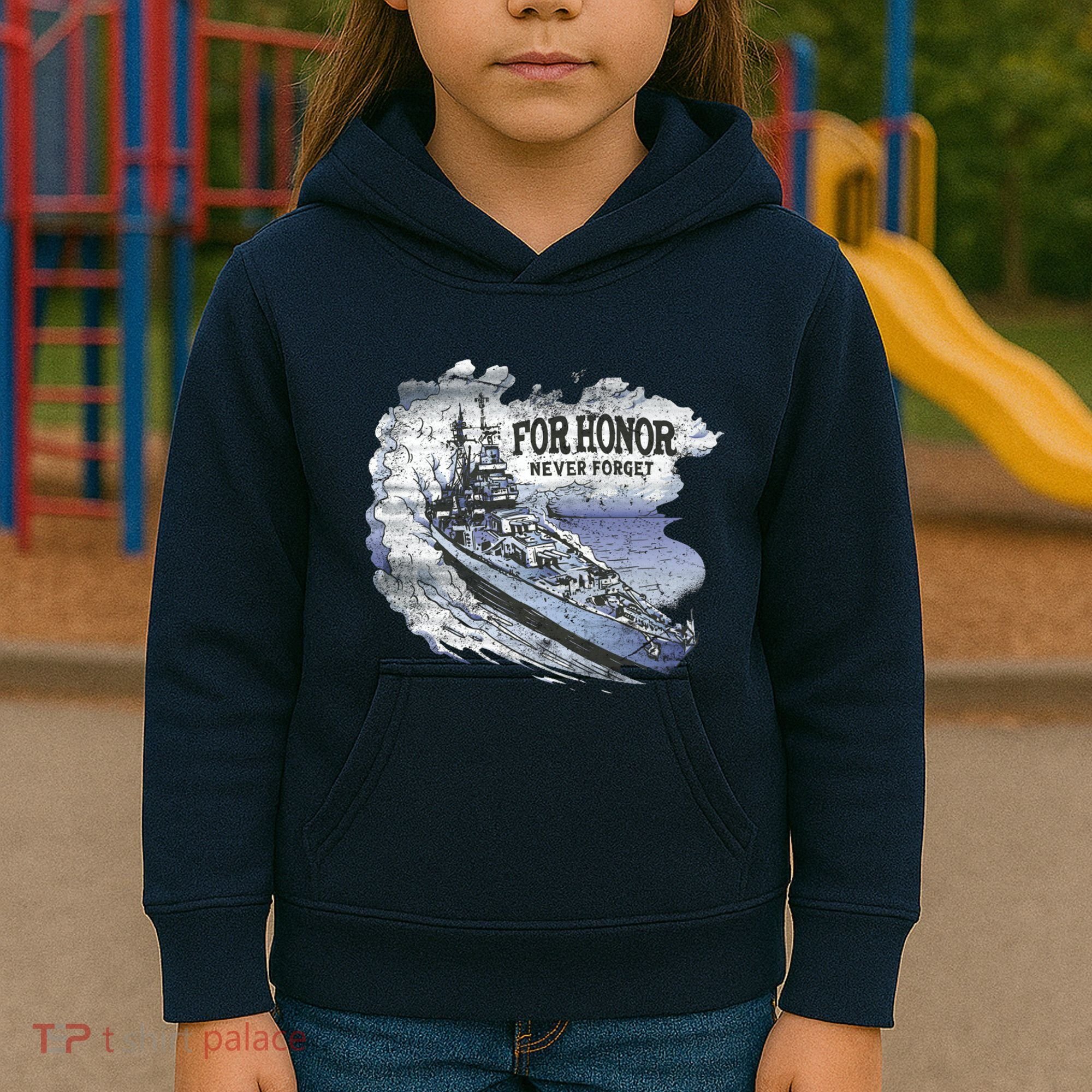 For Honor Never Forget Navy Seals Ship Kids Hoodie