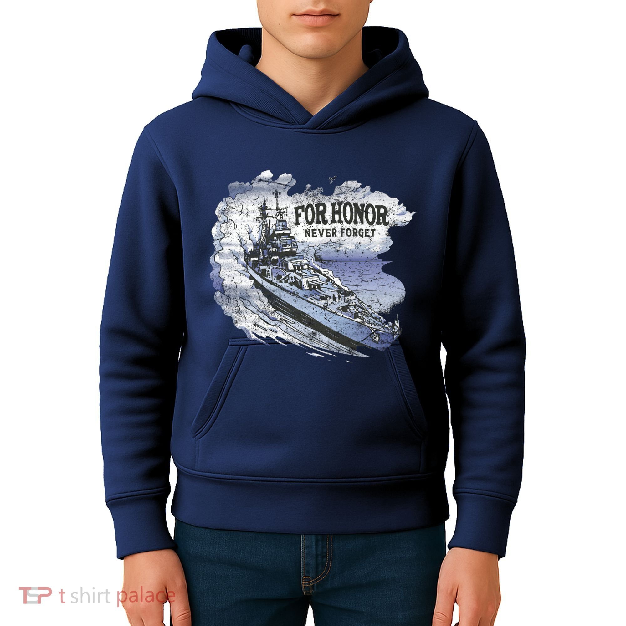 For Honor Never Forget Navy Seals Ship Kids Hoodie