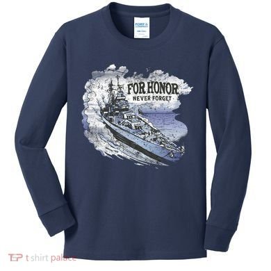For Honor Never Forget Navy Seals Ship Kids Long Sleeve Shirt