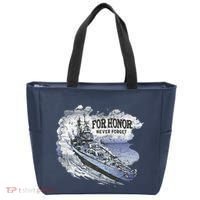 For Honor Never Forget Navy Seals Ship Tote Bag thumb 0