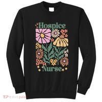 Floral Hospice Nurse Health Care Sweatshirt thumb 0