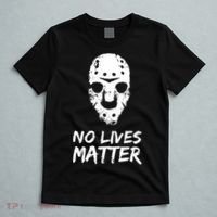 Funny Horror | No Lives Matter | Halloween | Hockey Mask T-Shirt thumb 5
