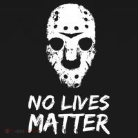 Funny Horror | No Lives Matter | Halloween | Hockey Mask Tank Top thumb 6