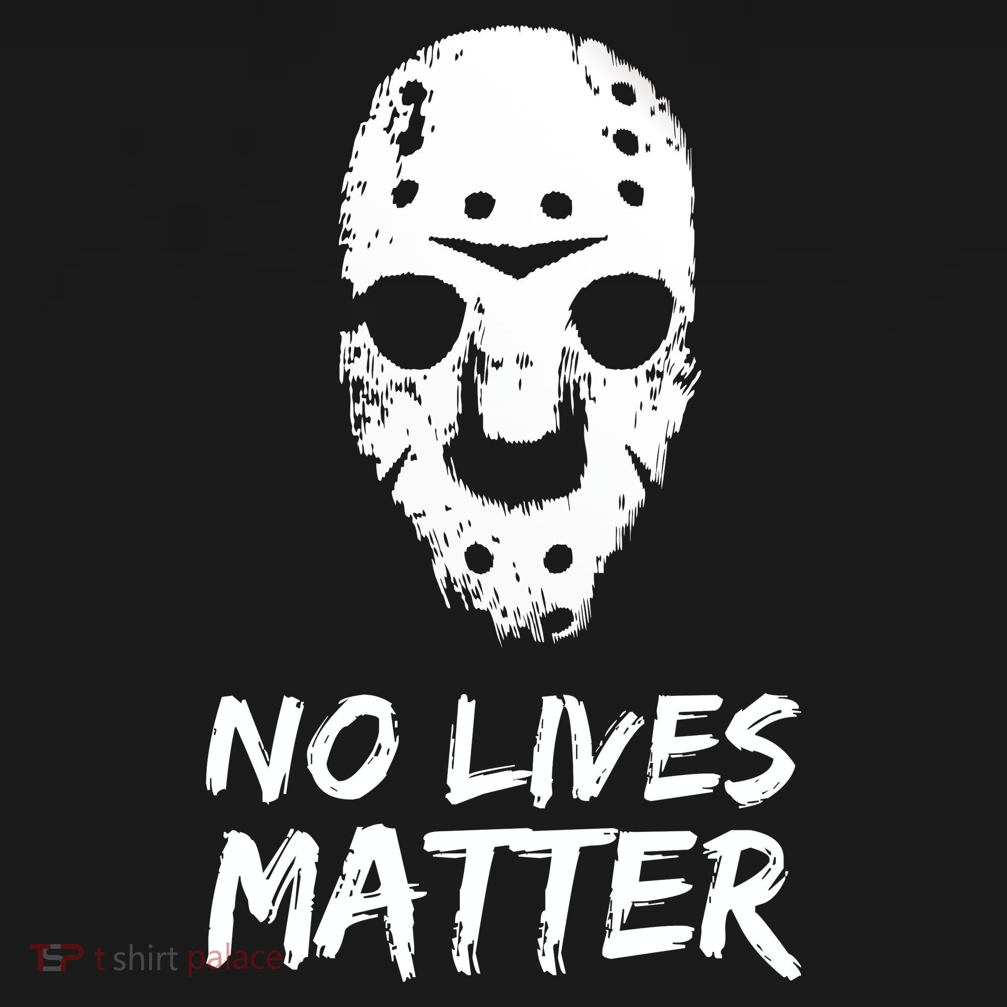 Funny Horror | No Lives Matter | Halloween | Hockey Mask Tank Top