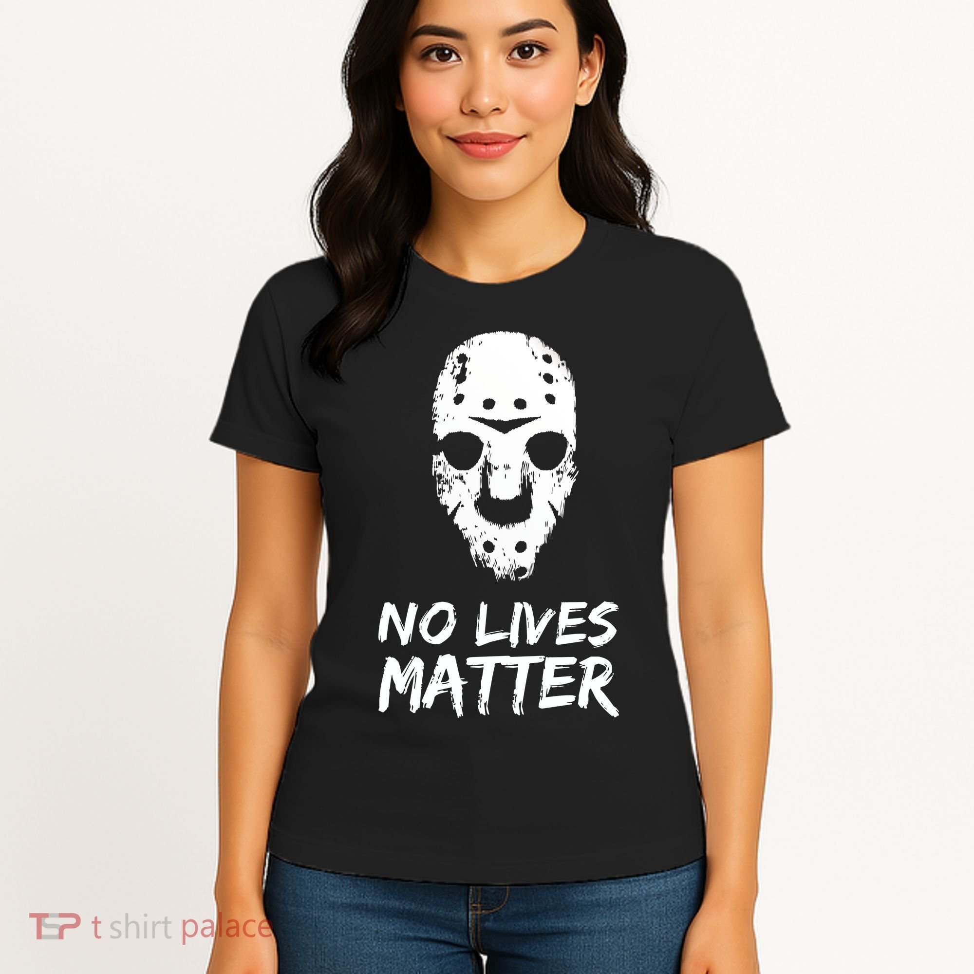 Funny Horror | No Lives Matter | Halloween | Hockey Mask Women's T-Shirt