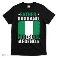 Father Husband Nigeria Father's Day Proud Dad Family Lover  T-Shirt thumb 0