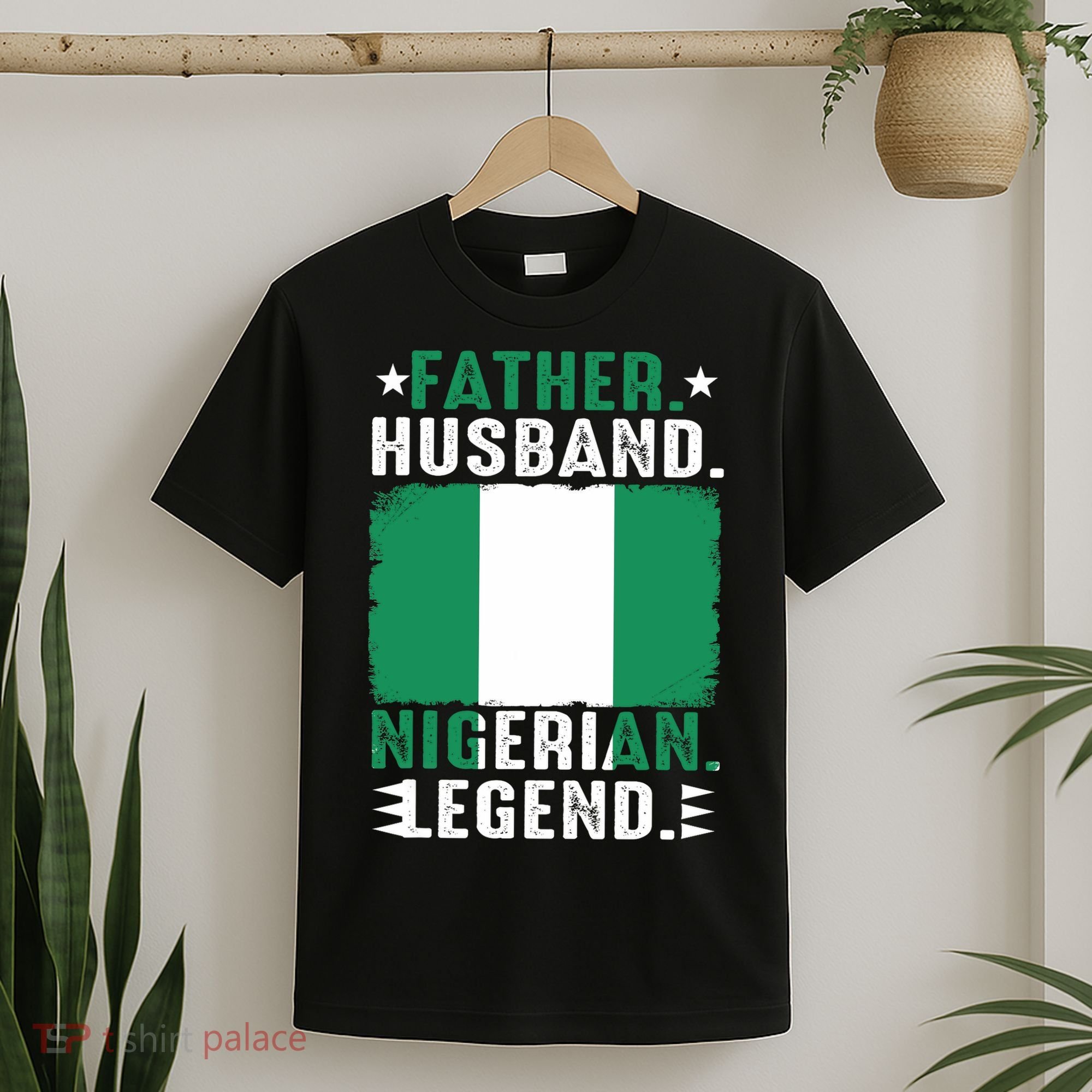 Father Husband Nigeria Father's Day Proud Dad Family Lover  T-Shirt
