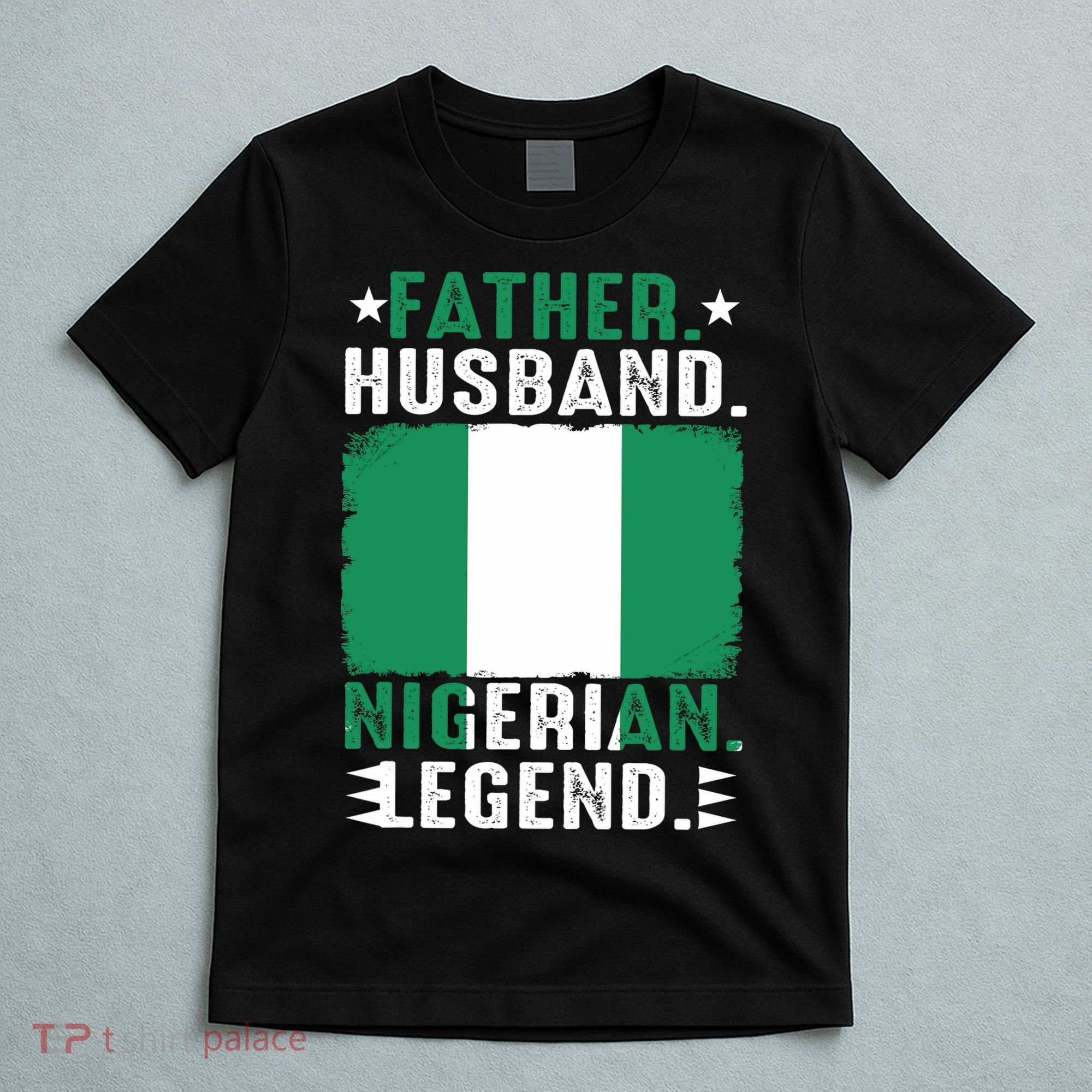 Father Husband Nigeria Father's Day Proud Dad Family Lover  T-Shirt