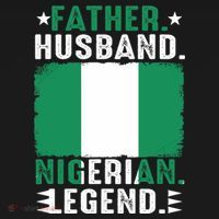 Father Husband Nigeria Father's Day Proud Dad Family Lover  T-Shirt thumb 7