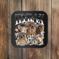 Funny Hyrax Oddly Specific Meme Animal For Family Coaster thumb 0