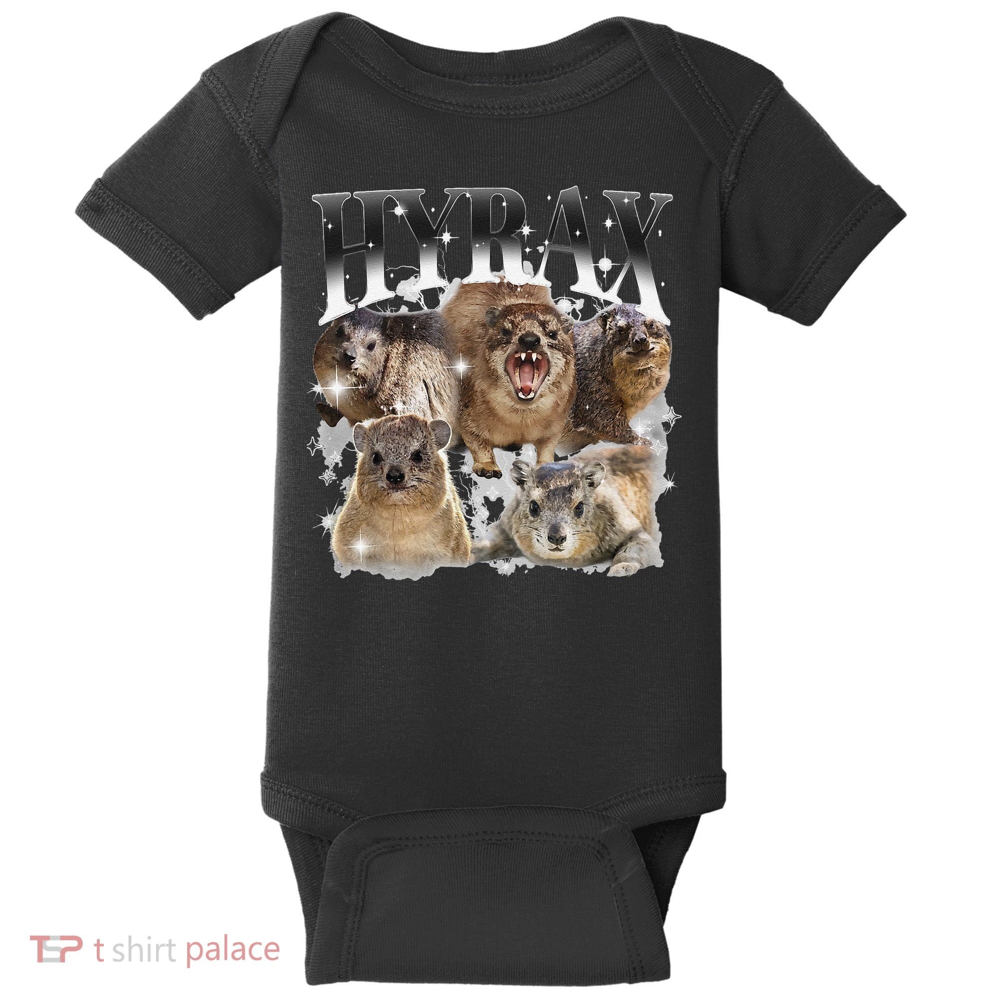 Funny Hyrax Oddly Specific Meme Animal For Family Baby Bodysuit
