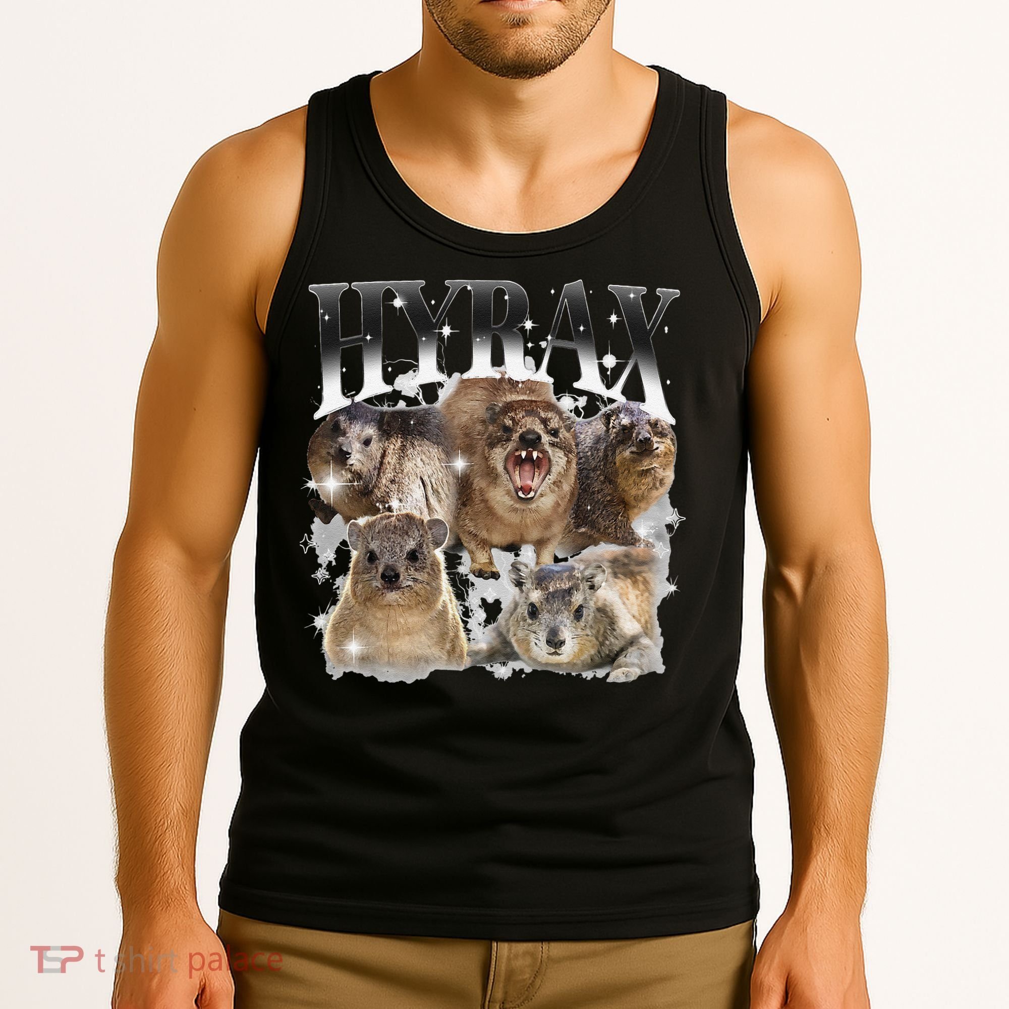 Funny Hyrax Oddly Specific Meme Animal For Family Tank Top