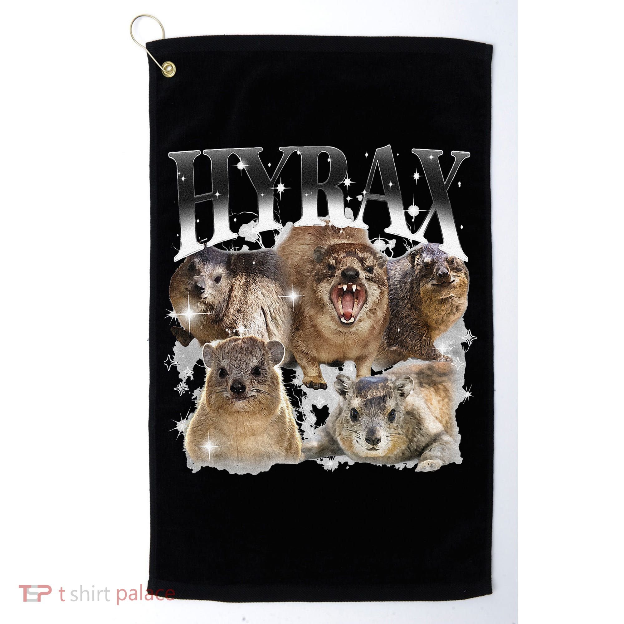 Funny Hyrax Oddly Specific Meme Animal For Family Golf Towel