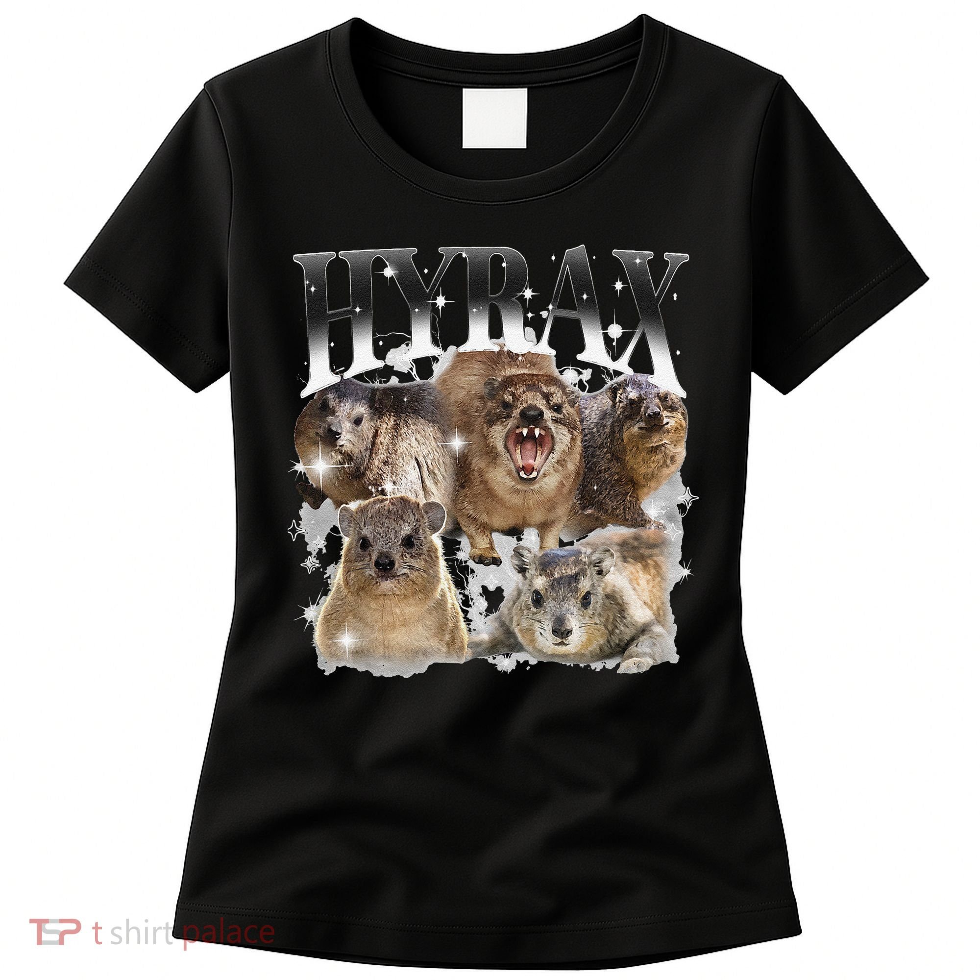 Funny Hyrax Oddly Specific Meme Animal For Family Women's T-Shirt