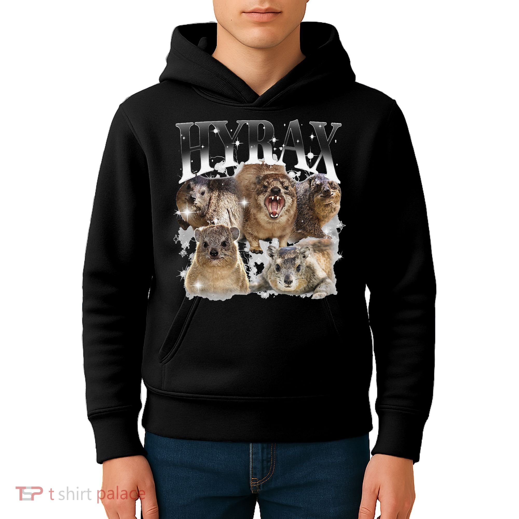 Funny Hyrax Oddly Specific Meme Animal For Family Kids Hoodie