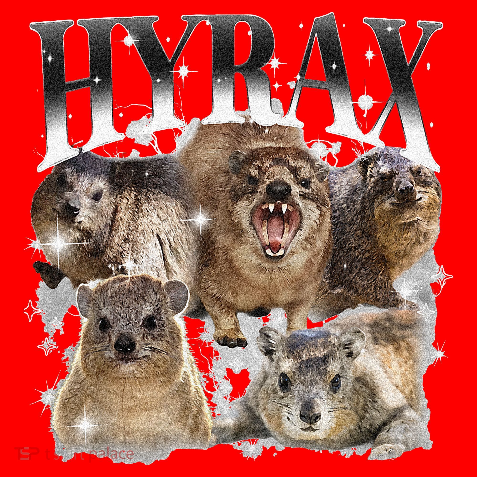 Funny Hyrax Oddly Specific Meme Animal For Family Santa Hat
