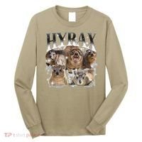 Funny Hyrax Oddly Specific Meme Animal For Family Long Sleeve Shirt thumb 0