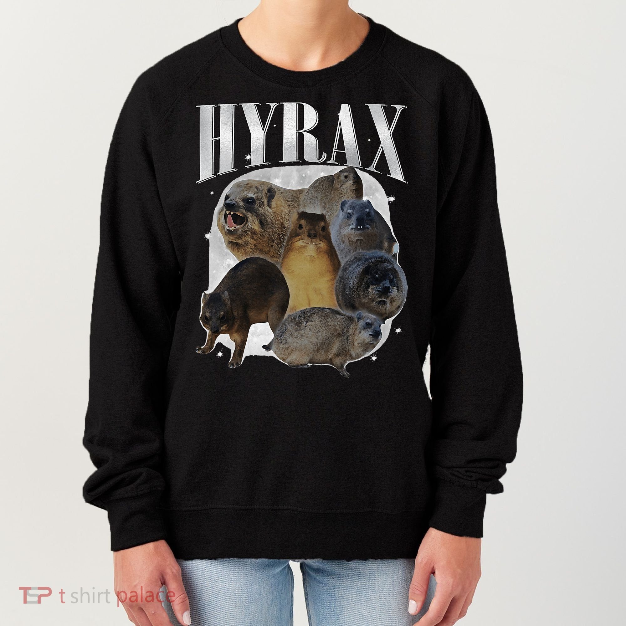 Funny Hyrax Oddly Specific Meme Animal For Family Women's Sweatshirt