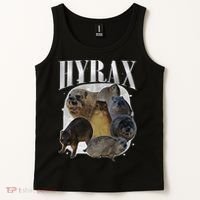 Funny Hyrax Oddly Specific Meme Animal For Family Tank Top thumb 2