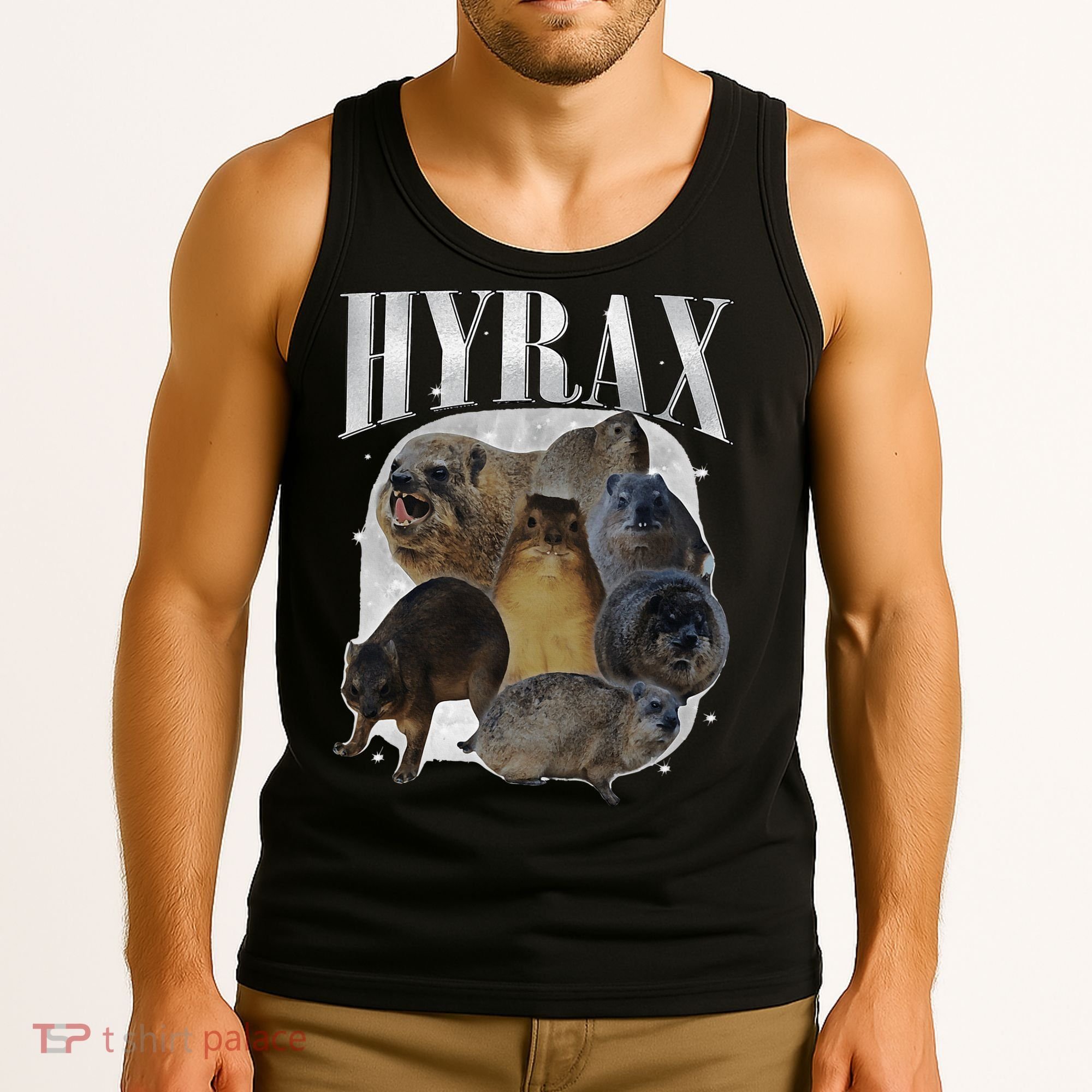 Funny Hyrax Oddly Specific Meme Animal For Family Tank Top