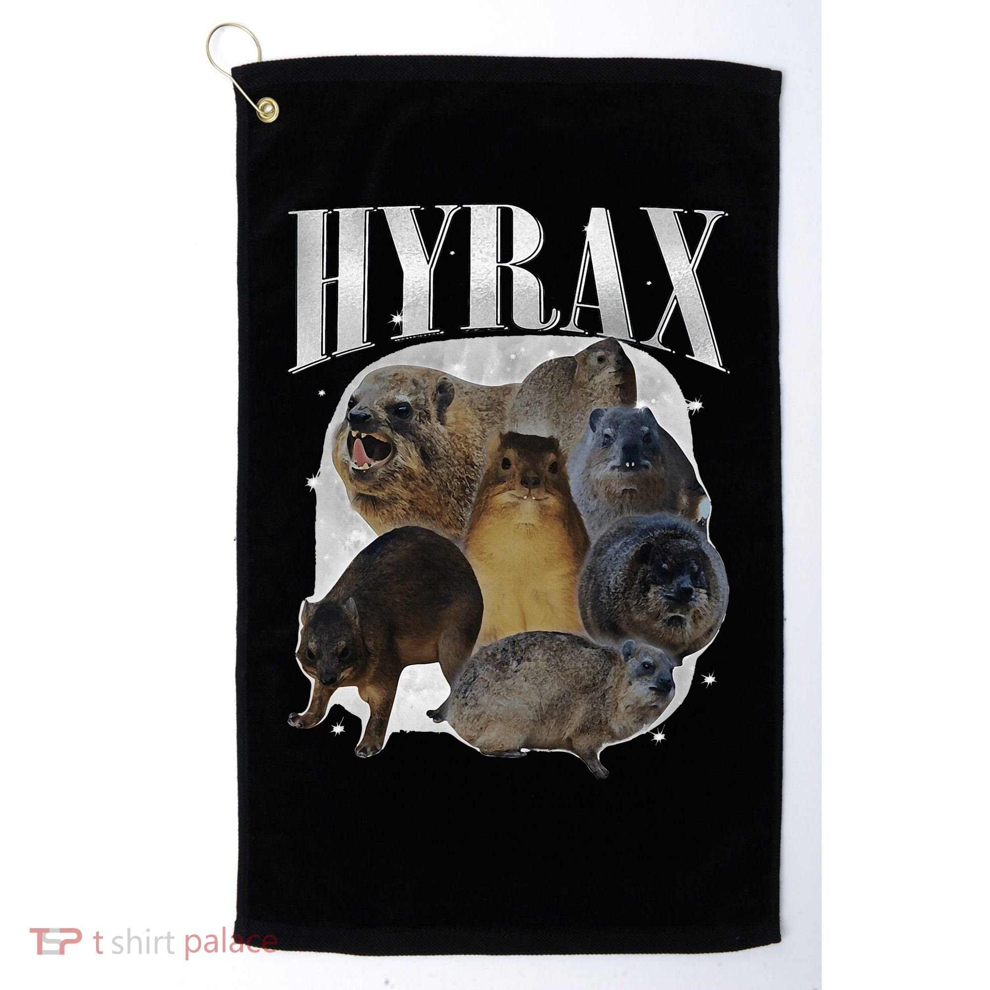 Funny Hyrax Oddly Specific Meme Animal For Family Golf Towel