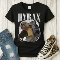 Funny Hyrax Oddly Specific Meme Animal For Family Women's T-Shirt thumb 3