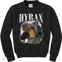 Funny Hyrax Oddly Specific Meme Animal For Family Kids Sweatshirt thumb 0