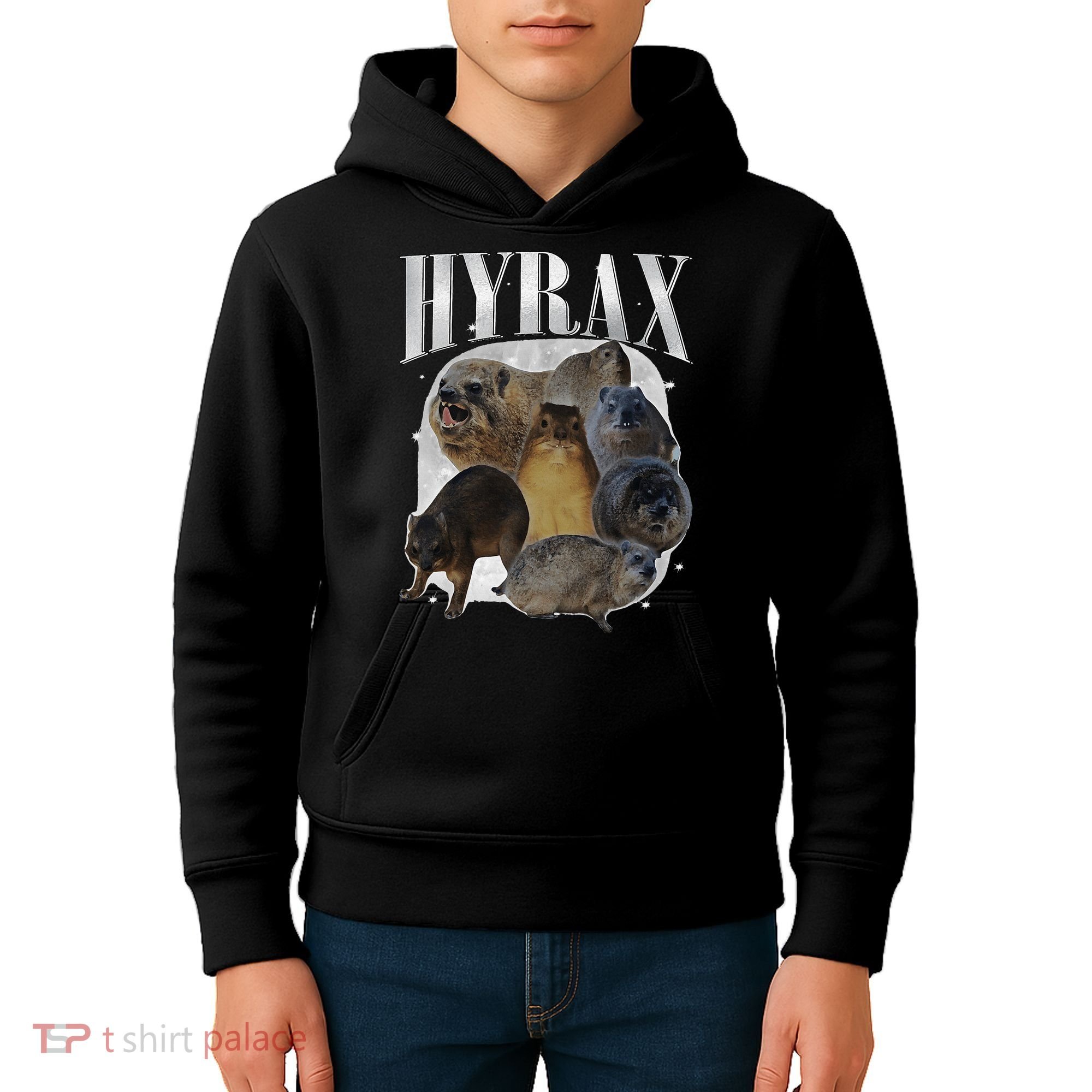 Funny Hyrax Oddly Specific Meme Animal For Family Kids Hoodie