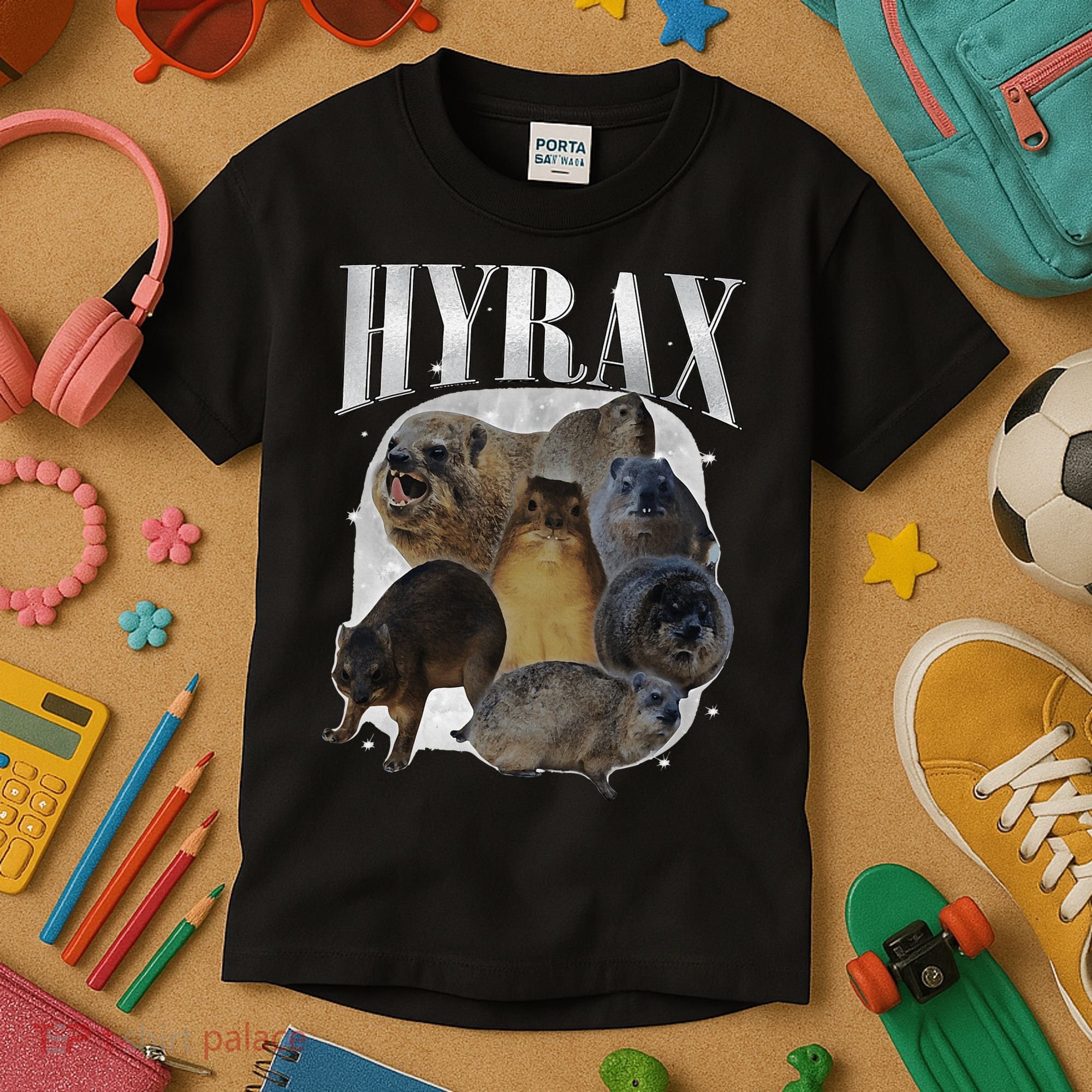 Funny Hyrax Oddly Specific Meme Animal For Family Kids T-Shirt