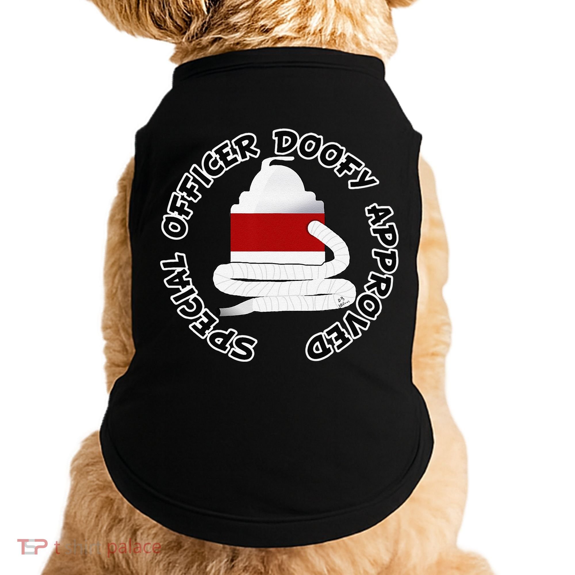 Funny Halloween Officer Doofy Costume Halloween Gift Doggie Tank