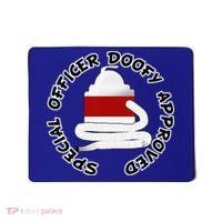 Funny Halloween Officer Doofy Costume Halloween Gift Mousepad thumb 0