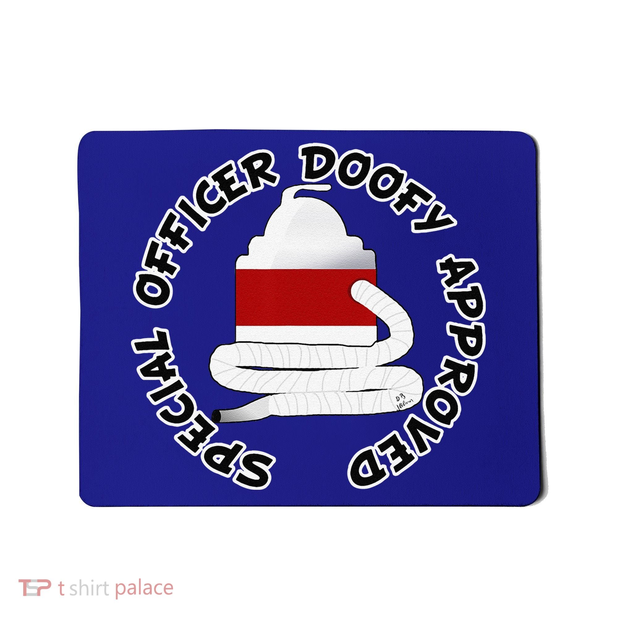 Funny Halloween Officer Doofy Costume Halloween Gift Mousepad
