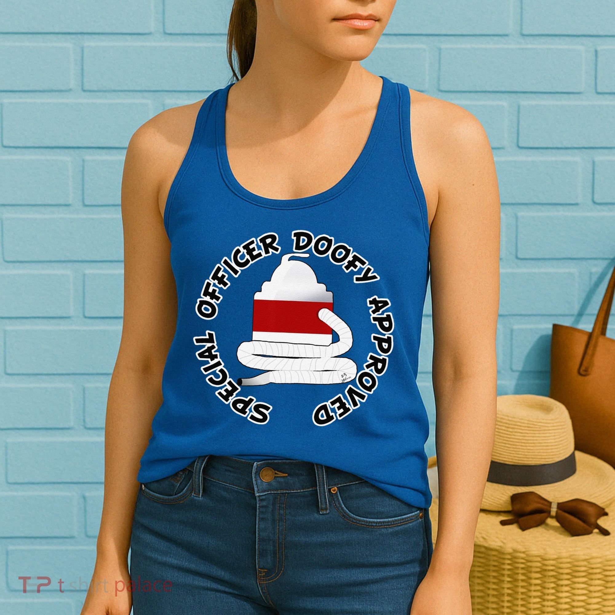 Funny Halloween Officer Doofy Costume Halloween Gift Women's Tank Top