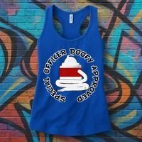 Funny Halloween Officer Doofy Costume Halloween Gift Women's Tank Top thumb 3