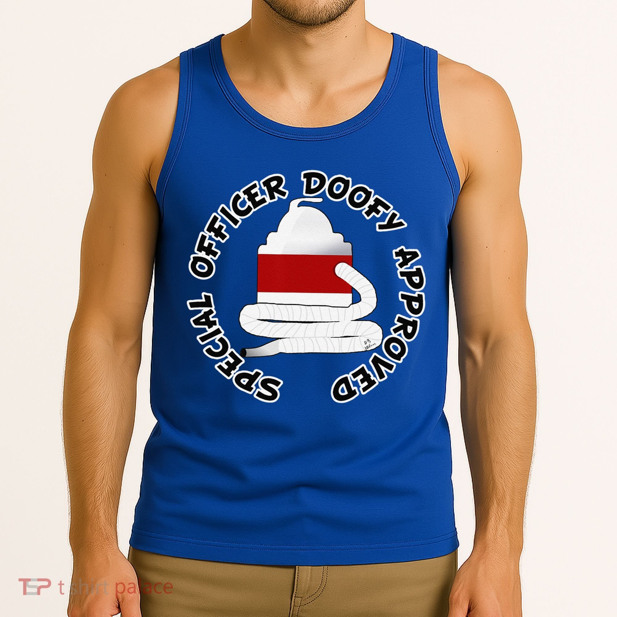 Funny Halloween Officer Doofy Costume Halloween Gift Tank Top
